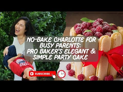 Scared to Bake? Make This NO-BAKE French Charlotte! Impress everyone with minimal effort