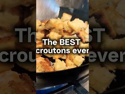 The Crouton Recipe That Makes Picky Eaters Want Soup or Salad! #pickyeater