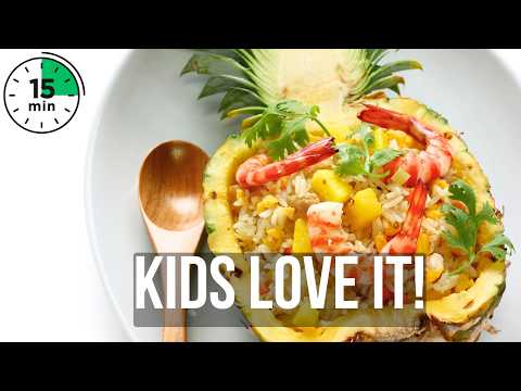 Incredible Vietnamese Pineapple Fried Rice with a Game-Changing Twist. Kids love it!