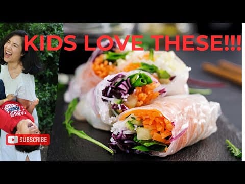 picky eaters LOVE making + eating these Vietnamese spring rolls!