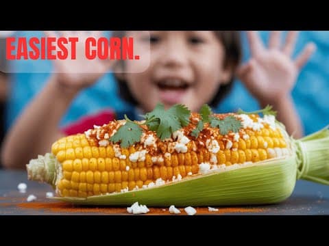 GET Your Picky Eaters to TRY NEW FLAVORS with this 5 Minute MESS FREE Corn on the Cob